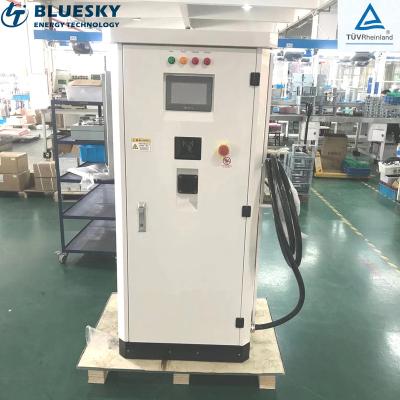 China Galvanized Sheet CE Approved 30KW Fast DC EV Charger With Touch Screen 7 Inch CCS Type - 2 Single Connector for sale