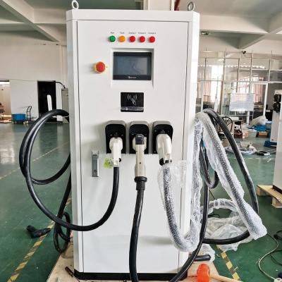 China Auto Vehciles CE Approved 50kw DC CCS And Chademo With 43.5 Kw AC Vehicle Electric Charger Three-in-One Ev Charger for sale