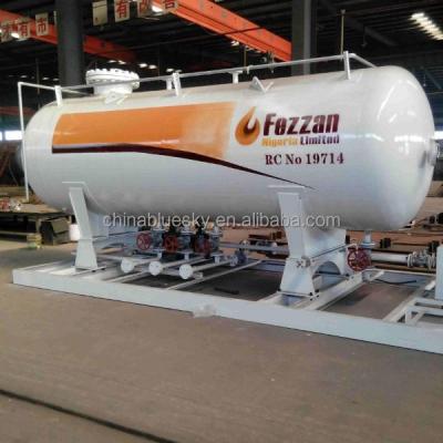 China Construction worksÂ   30cbm LPG TANK filling lpg plant FOR LPG FUEL STATION for sale