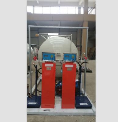 China Q345r 20cbm LPG Filling Skid With Two Filling Scale for sale