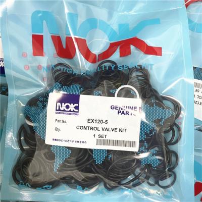 China EX120-1 EX120-5 Control Valve Seal Kit Hitachi Rubber NBR Material for sale