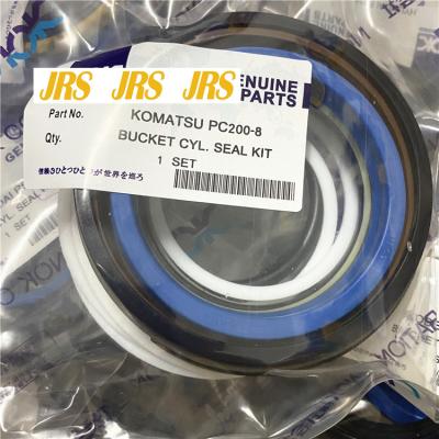 China PC200 PC128 PC50 Hydraulic Oil Seal Kit BUCKET BOOM ARM PTFE NBR for sale