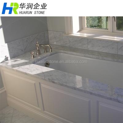 China Bianco Carrara White Marble Whirlpool Soaking Tub Price for sale