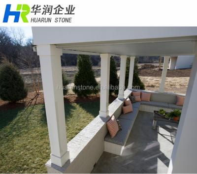 China Solid Turkish Marble Column, White Limestone Column, Pillar for sale