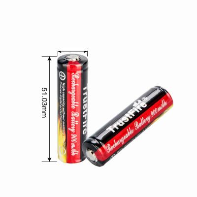 China machine- trustfire 3.7v icr 14500 Li-ion rechargeable battery ifr 14500 battery for sale