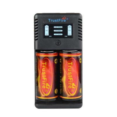 China 2A High Current Charging Shenzhen TrustFire 2A 12v Fast Battery Charger For 2pcs 32650/26650 Battery for sale