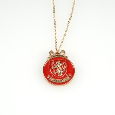 China The new high -quality personalized popular high -quality necklace has engraved the collar in rebate for model enamel for sale