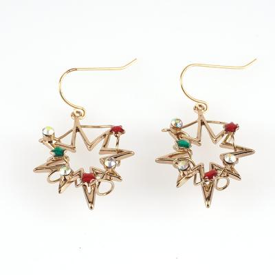 China The Star of Plated Plated Paror made on high quality order jewelry 18 k again come forms earrings for women for sale