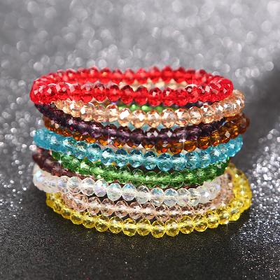 China High Quality Temperament Handwork Bracelets & Bangles ab Crystal Beaded Bracelets For Women for sale