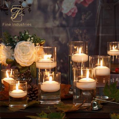 China Hot Selling Bridal/Wedding Party Decor Party Flower Stand Road Leading Clear Acrylic Flower Vase Candlestick Holders for sale