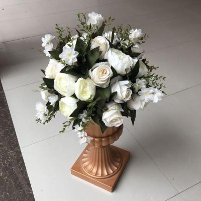 China Wedding Decoration Rose Flower Ball Bride Peony Flower White Hydrangea For Wedding Decoration High Quality Customizable for sale