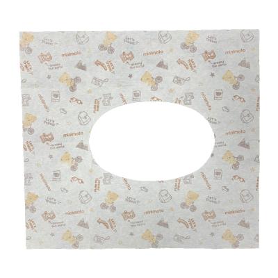 China Toilet Seat Cover 460X500Mm Disposable Hygienic Good Quality Tissue Paper Travel Package Disposable Toilet Seat Cover for sale