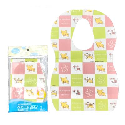 China Tissue Paper Customer Logo Exquisite 2 Protective Diapers Absorbent Tissue Paper Feeding Tab Self-adhesive Children's Bib For Diet for sale