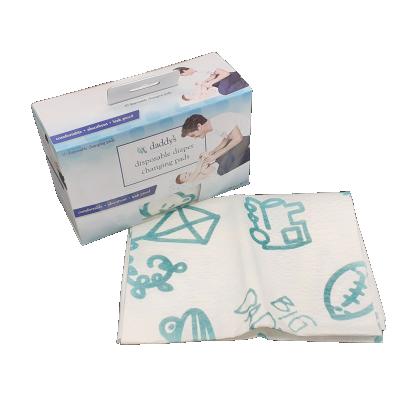 China Ultra Soft Large Size Non-woven Fabric OEM Germ Free Outdoor Baby Changing Mat For Travel for sale