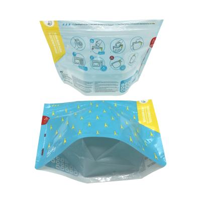 China Disposable Freestanding Private Label PBA Microwave Steam Sterilizer Bags 5s for sale