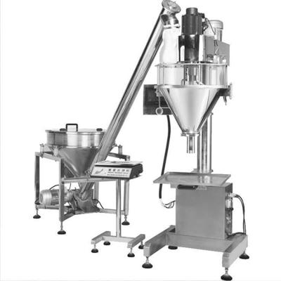 China Food semi-automatic mortar powder powder filling machine, small bag, automatic powder packaging equipment for sale