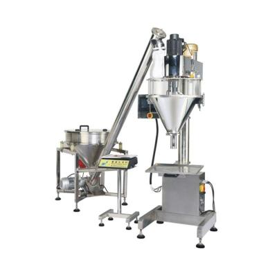 China Card to powder quantitative packaging machine automatic filling granule folder bag powder auger filler for sale