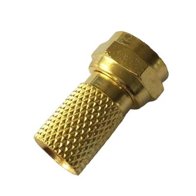 China F twist on connector gold SH1086-2 for sale