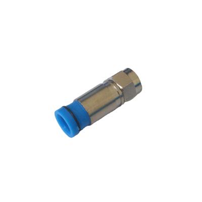 China RG6 F compression connector SH1323 for sale