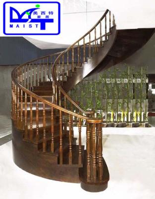 China Modern Curved Wooden Staircase, Wooden Staircase Wooden Staircase for sale