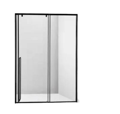 China Modern black narrow side shower partition for sale