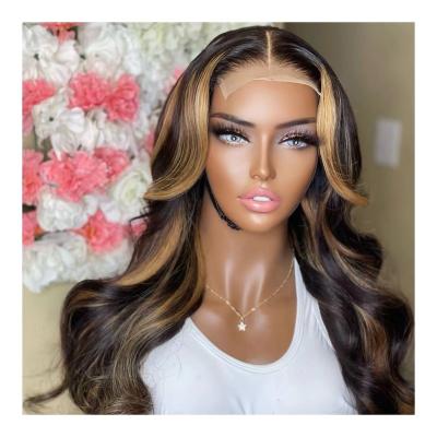 China Wholesale Price Body Wave Cuticle Aligned Virgin Brazilian Raw Human Hair HD Transparent Lace Frontal Wigs for sale