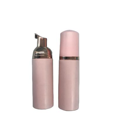 China Shampoo DEEP CLEANSING Wick With Brush Wick Shampoo Eyelash Cleansing Foam Pink Bottle for sale