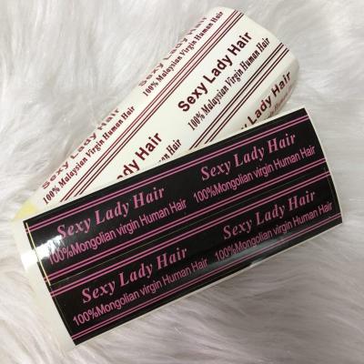 China Good Quality Custom Wraps Hair Sticker Pack Hair Label Stickers Wholesale Seller for sale