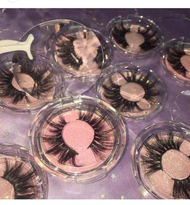 China Long natural clean 5d brand mink eyelashes with custom private label sexylady hair for sale