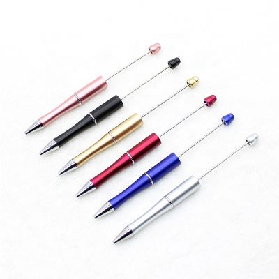 China DIY beaded beads for beadable pen diy personalized ballpoint beadable pen assorted color beadable pen for sale