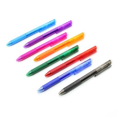 China Custom Promotional Hot Twist Normal Temperature Stationery Erasable Gel Pen With Logo for sale