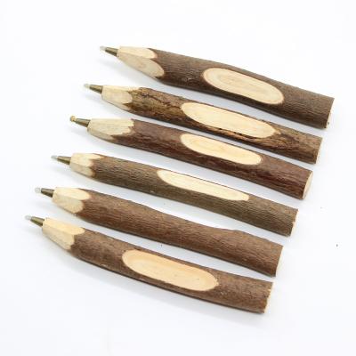 China 13cm Raw Wood Pen Branch Custom Natural Wooden Pen Eco-Friendly Eco-Friendly for sale