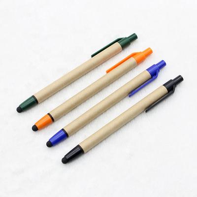 China Eco-friendly Ball Pen Stylus Ball Pen Press Mobile Phone Touch Screen Pen With Printing LOGO Customized for sale