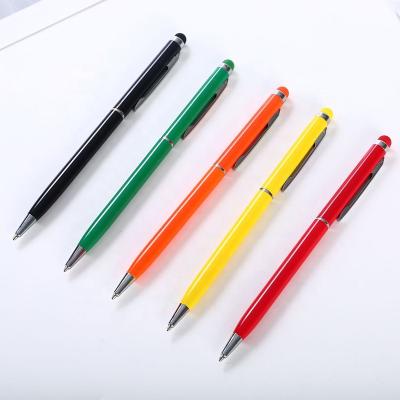 China High Quality Colorful Touch Metal Twist Tip Stylus Lead Pen With Custom Logo Metal for sale