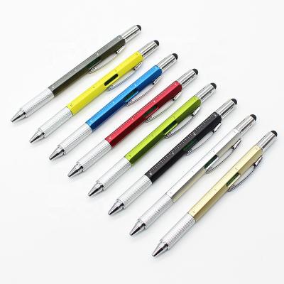 China office & Practical School Pen 8 Color Set Overprice Technology Tool Ballpoint Pens Screwdriver Ruler Spirit Level Pen Set for sale