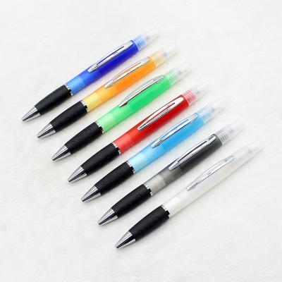 China office & School Pen 2 in 1 Portable Alcohol Based Ballpoint Pen Spray Bottle for Office Writing and Perfume Refilling for sale