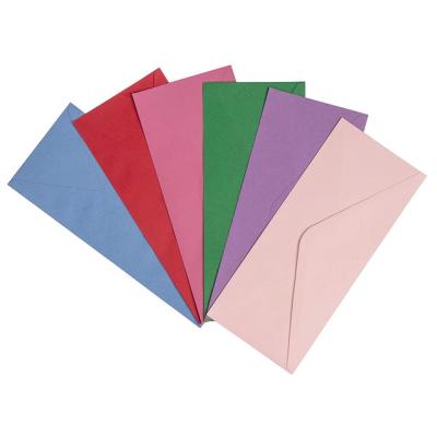 China Recycled Materials Custom Colored Invitation Envelope Elegant Wedding Wraps Cardboard Paper Envelope for sale