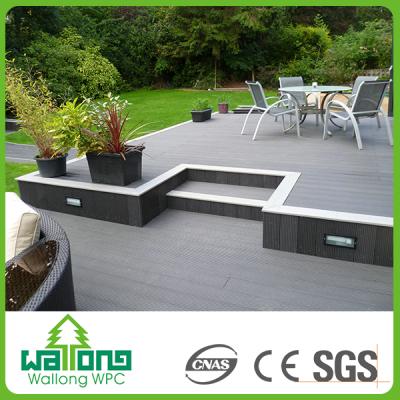 China Waterproof Anti-Static Outdoor Wood Veranda Plastic Composite Decking Wpc Flooring for sale