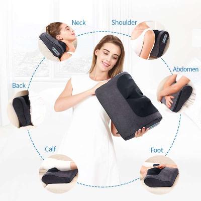 China Home Ministry Portable Handheld Deep Car Ride Massager Neck Tissue Relaxation Hot-Selling Amazon Electric Shiatsu Massage Pillow for sale