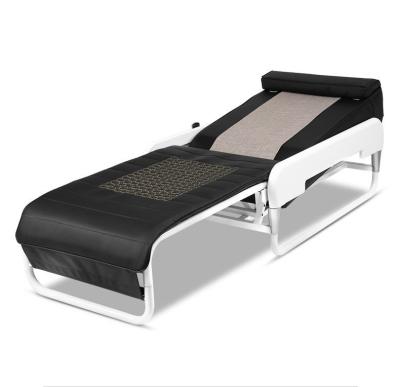 China Leercon Comfortable Korea Luxury Jade Stone Adjustable Massage Tables and Electric Thai Massage Beds Portable Foldable Beauty Spa Beds for sale