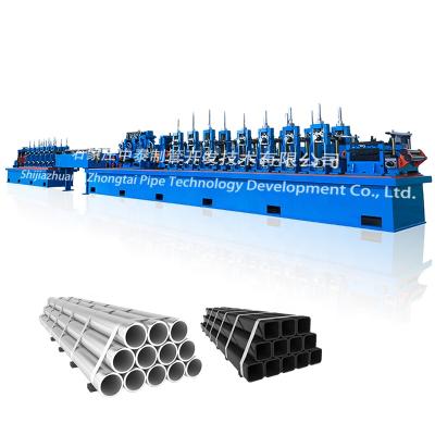 China Black Steel Pipe Tube Production Line Energy Supply Round Square Pipe Making Machine Rectangular ERW Tube Mill for sale