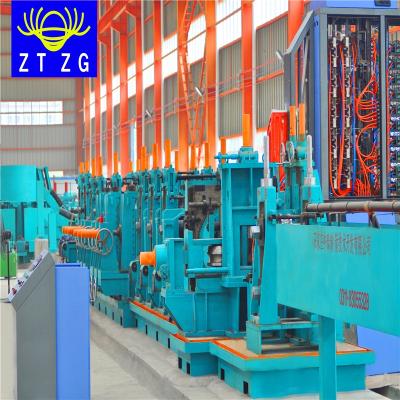 China Power Supply Automatic Steel Pipe ERW Tube Mill Machine Line For Making Square Tube for sale