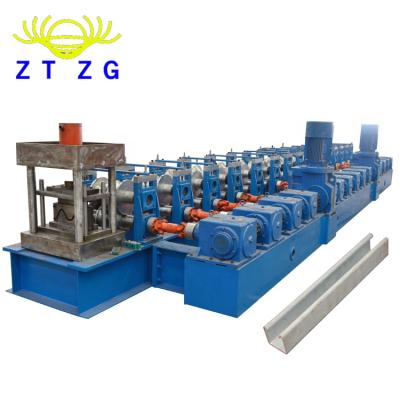 China Machinery Repair Shops ZTZG Cold Roll Forming Machine C Z Purlin Cold Roll Forming Mill for sale