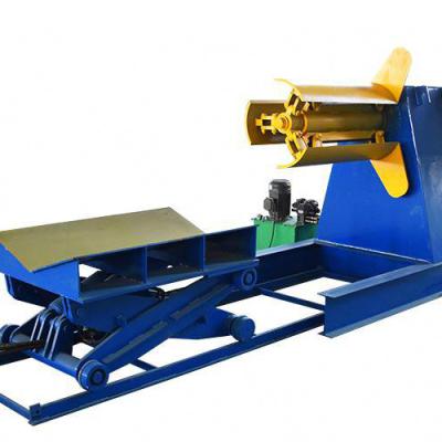 China Pipe Making Machines Single Cone Steel Coil Decoiler Large Load Coil Uncoiler Machine for sale