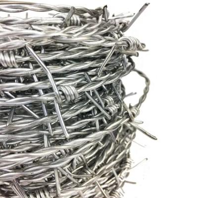 China Border Security Protection Low Price Barbed Wire 2.5mm Razor Barbed Wire Prison Barbed Wire Fence for sale