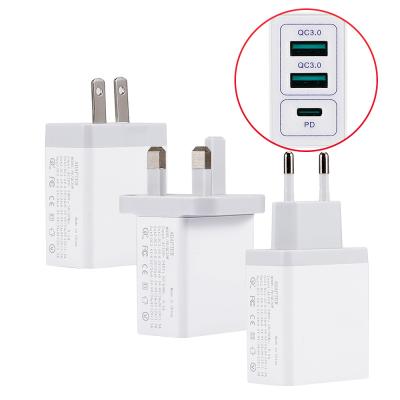 China Palladium 3.0 Charger 30W LAIMODA 30W Palladium Charger 3.0 Mobile Phone Chargers Portatil Portatil Fast Fast Charge for sale