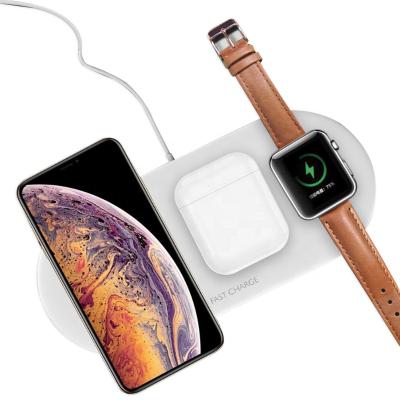 China For Mobile Phone/Smart Watch/LAIMODA10W Qi Earphone Charger Adapter Qi Wireless Charger For iPhone Apple Wireless Chargers Mobile Phone for sale