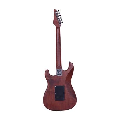 China Alder Flame Maple+6mm5A One Layer High Quality Single-Board Electric Guitar For Advanced Folk Performances for sale