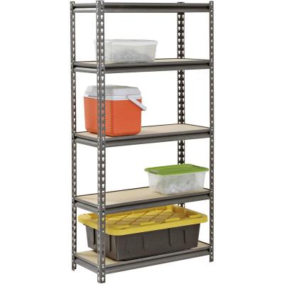 China Universal 5-Tier Metal Garage Shelf Warehouse Shelving Unit Corrosion Protection Storage Rack Shelves Adjustable Duty Heavy Duty Organization for sale