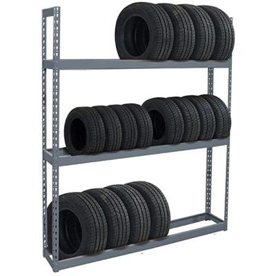 China Corrosion Protection Tire Racks Type Heavy Duty Rack Warehouse Tire Display Rack for sale